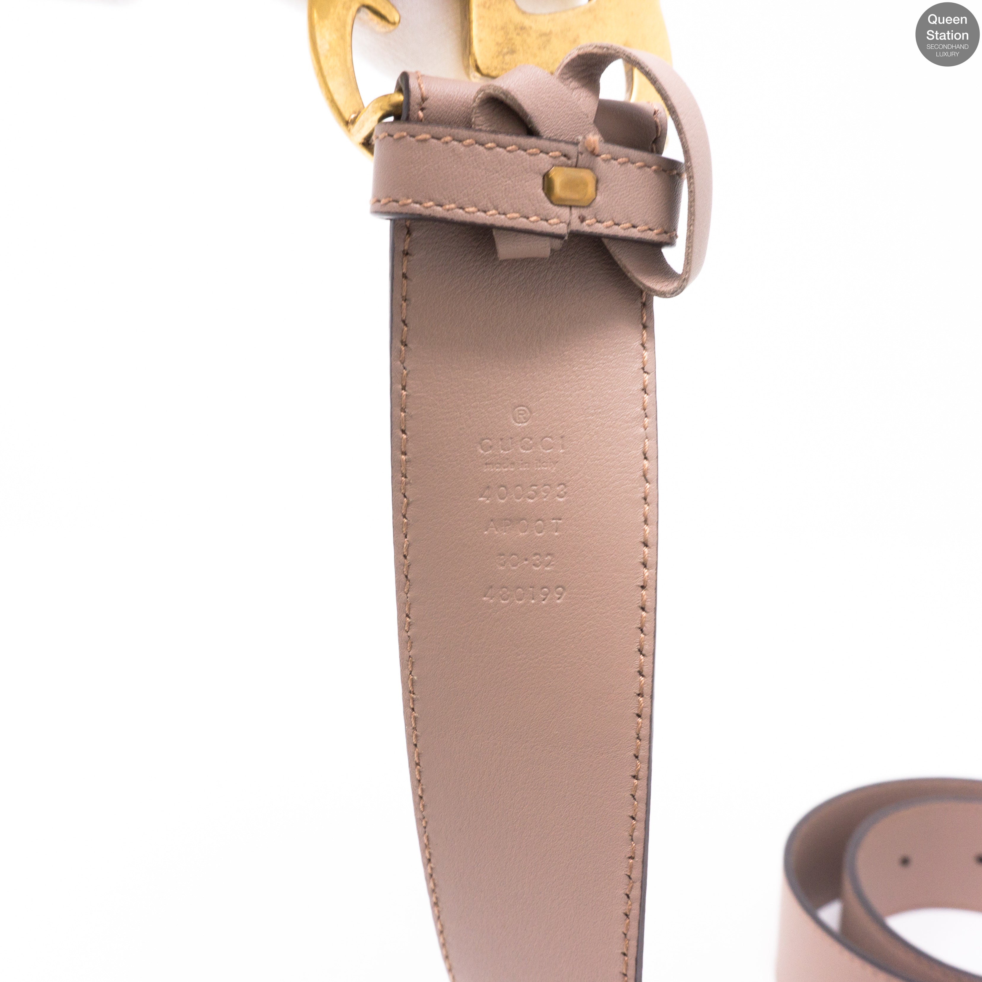 Double G Dusty Pink Leather