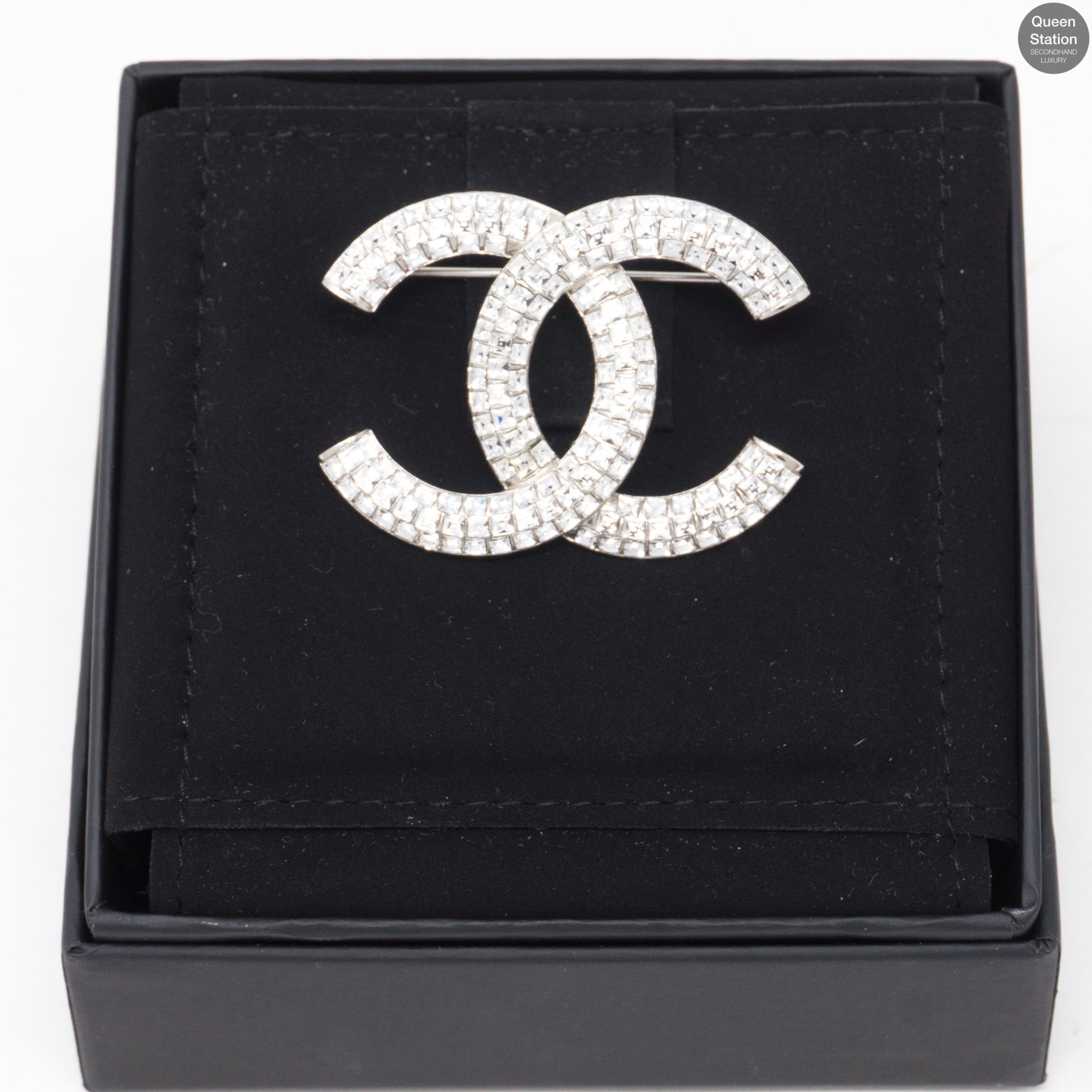 CC Crystal Brooch