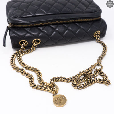 CC Crown Black Small Flap Bag