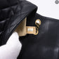 CC Crown Black Small Flap Bag