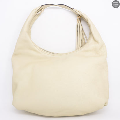 Soho Hobo Large White Leather