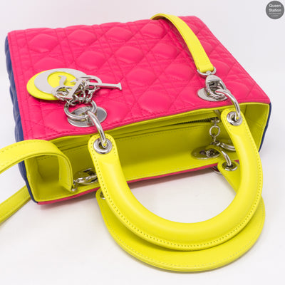 Lady Dior Medium Tri Color Leather