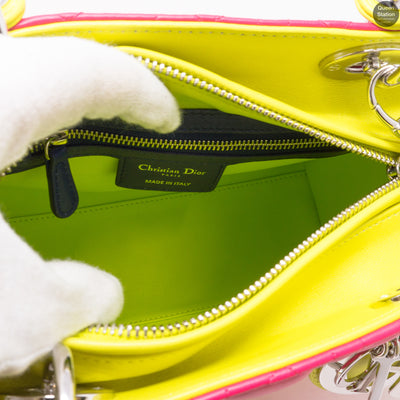 Lady Dior Medium Tri Color Leather