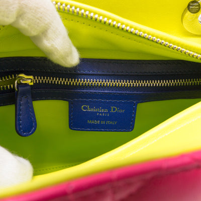 Lady Dior Medium Tri Color Leather