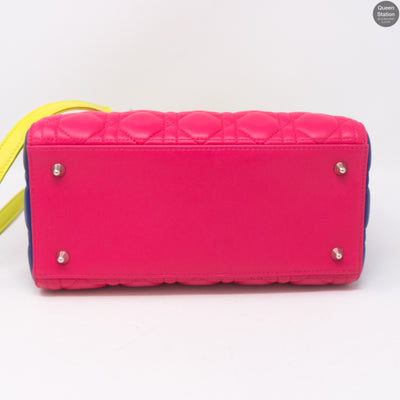 Lady Dior Medium Tri Color Leather