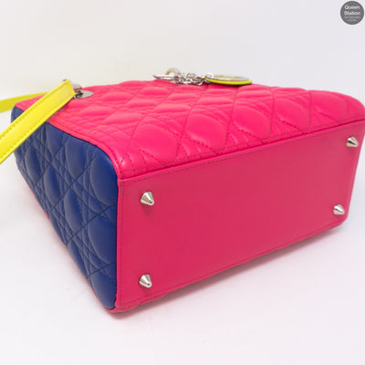 Lady Dior Medium Tri Color Leather