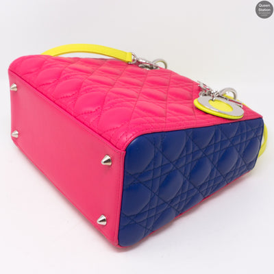 Lady Dior Medium Tri Color Leather