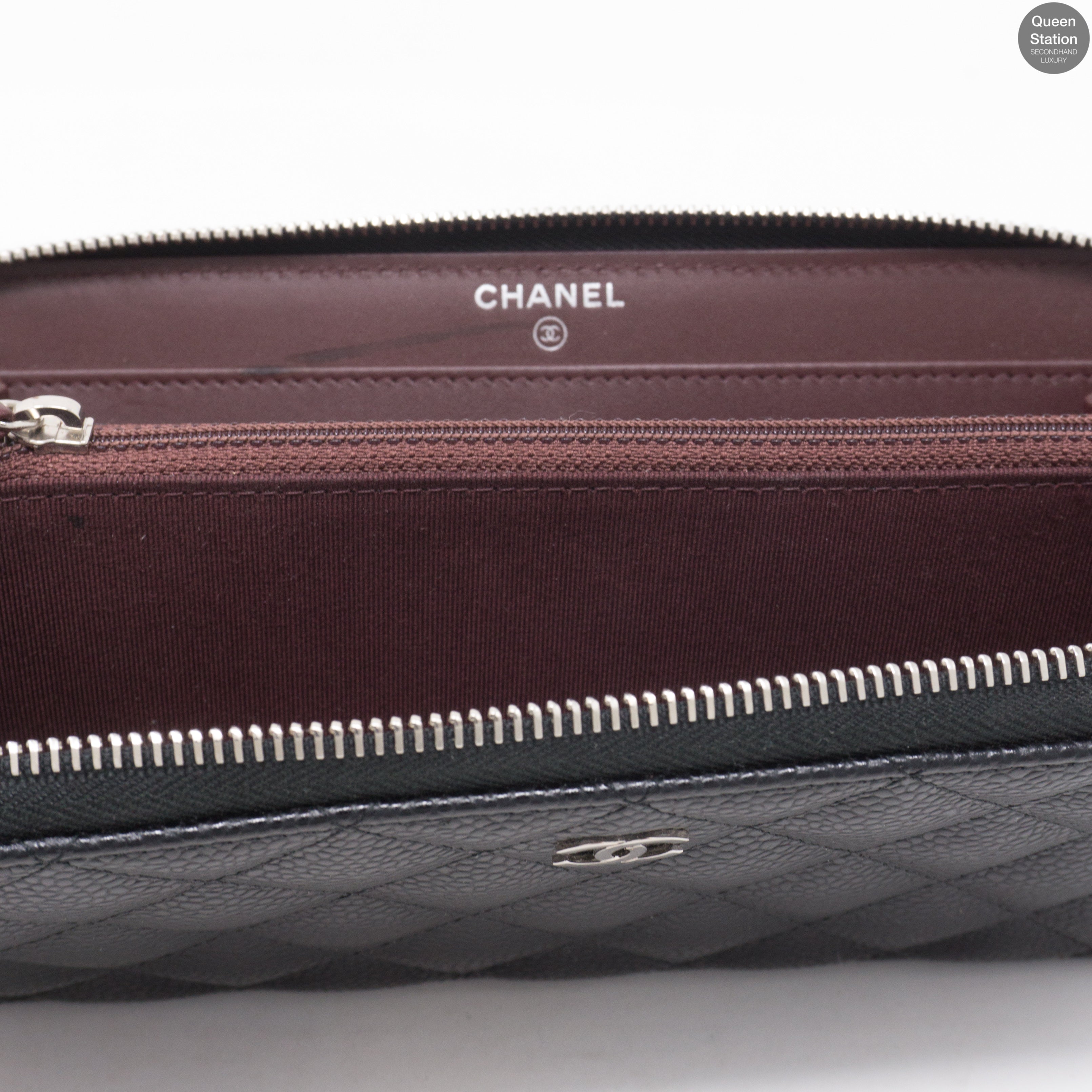Classic Long Zipped Wallet Black
