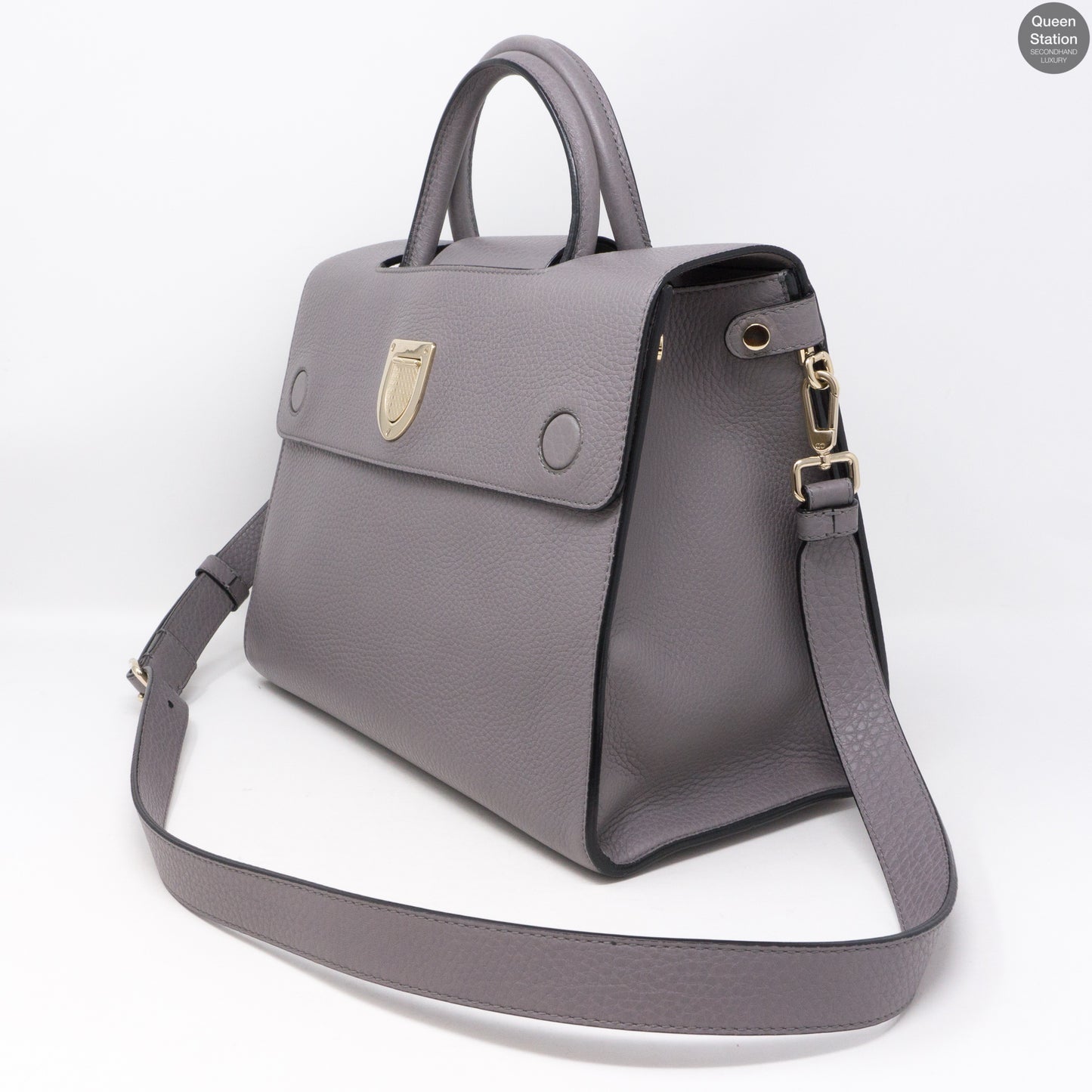 Diorever Grey Leather