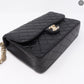 Westminster Pearl Black Leather Tangled Chain Bag