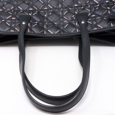 Large Panarea Tote Black Leather