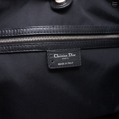 Large Panarea Tote Black Leather