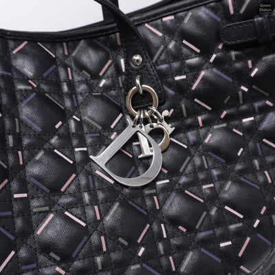 Large Panarea Tote Black Leather