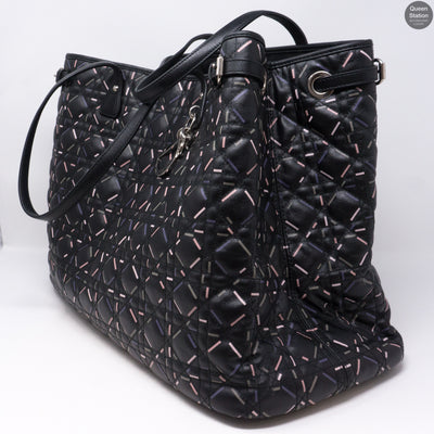 Large Panarea Tote Black Leather