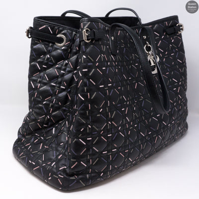 Large Panarea Tote Black Leather