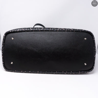 Large Panarea Tote Black Leather