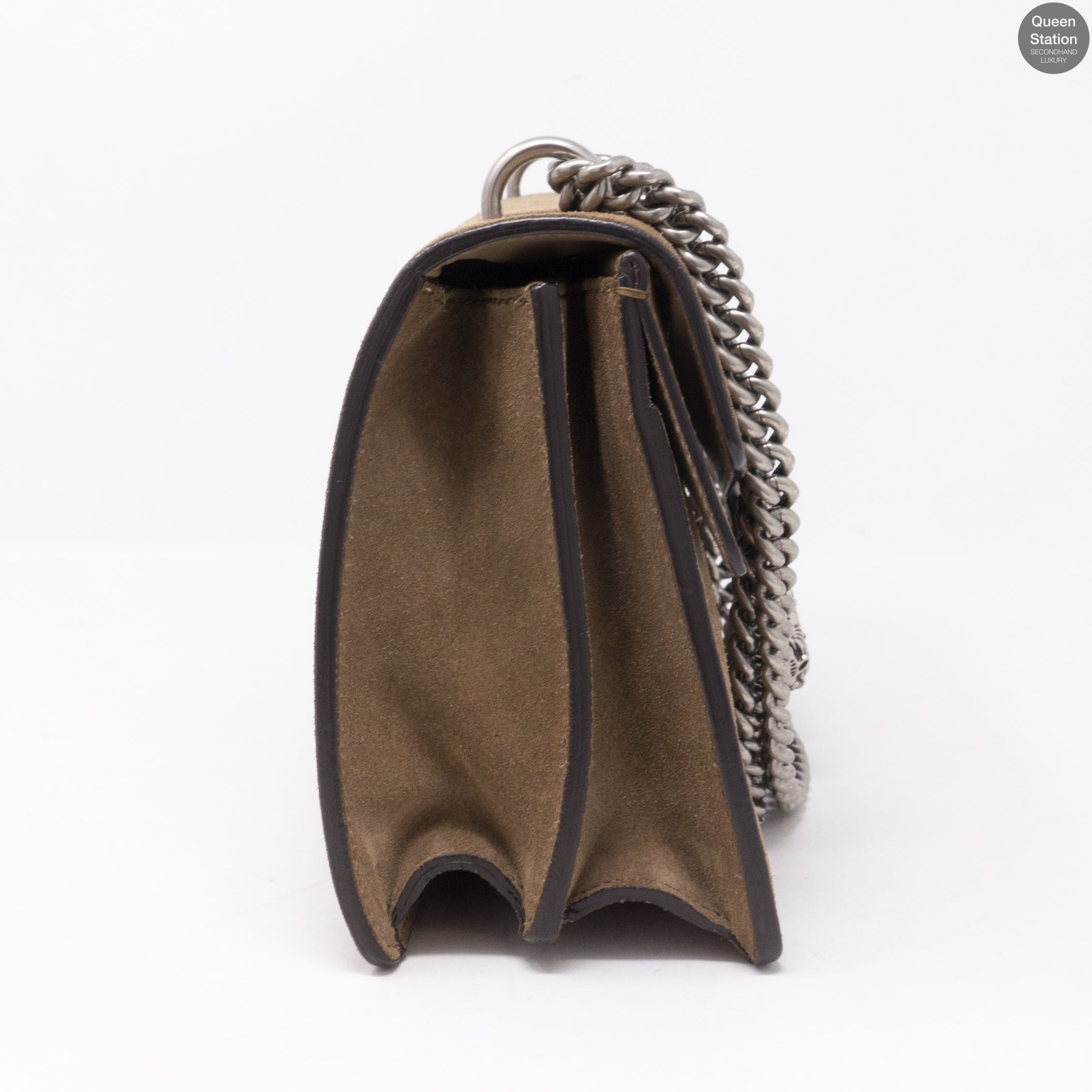 Dionysus Small Suede Taupe