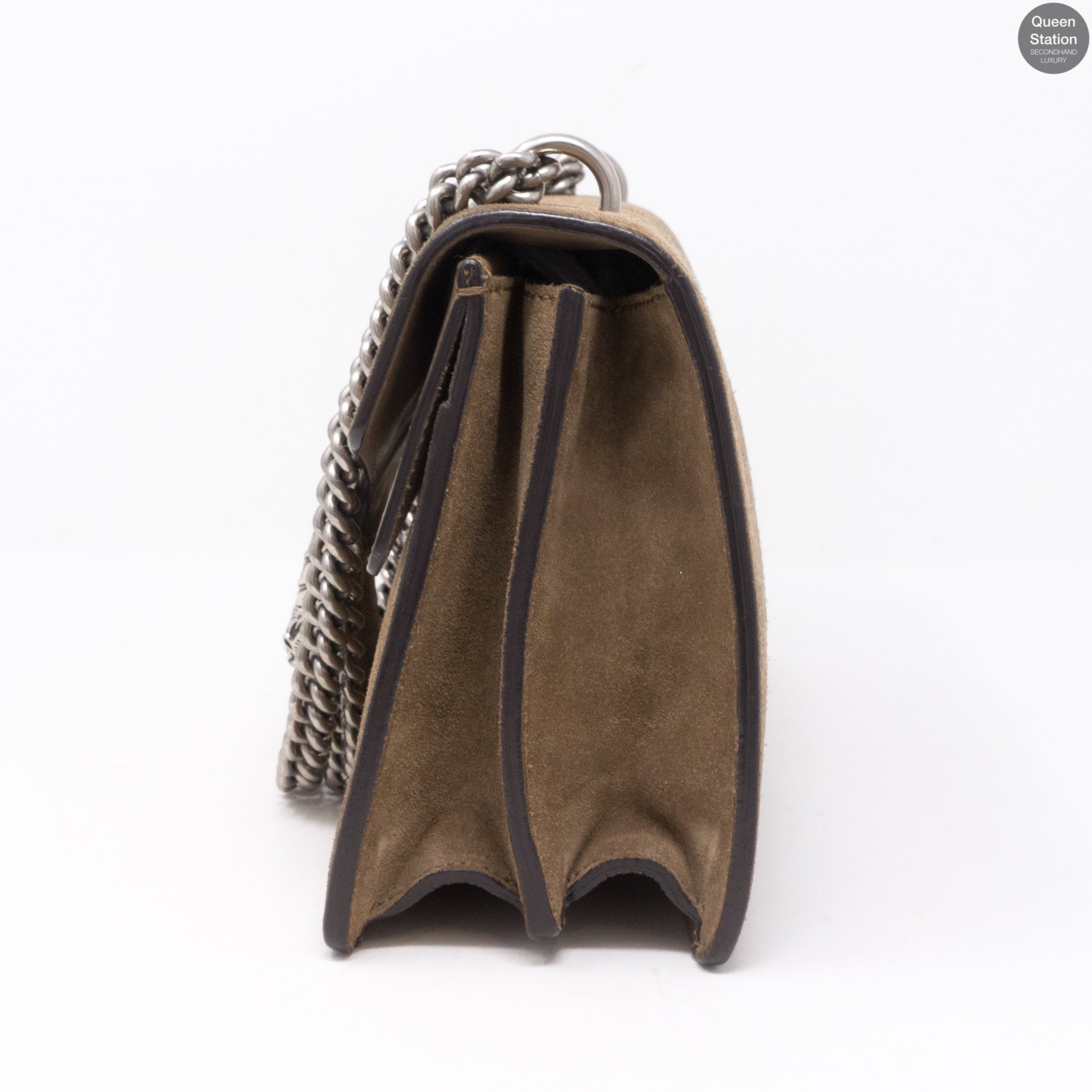 Dionysus Small Suede Taupe