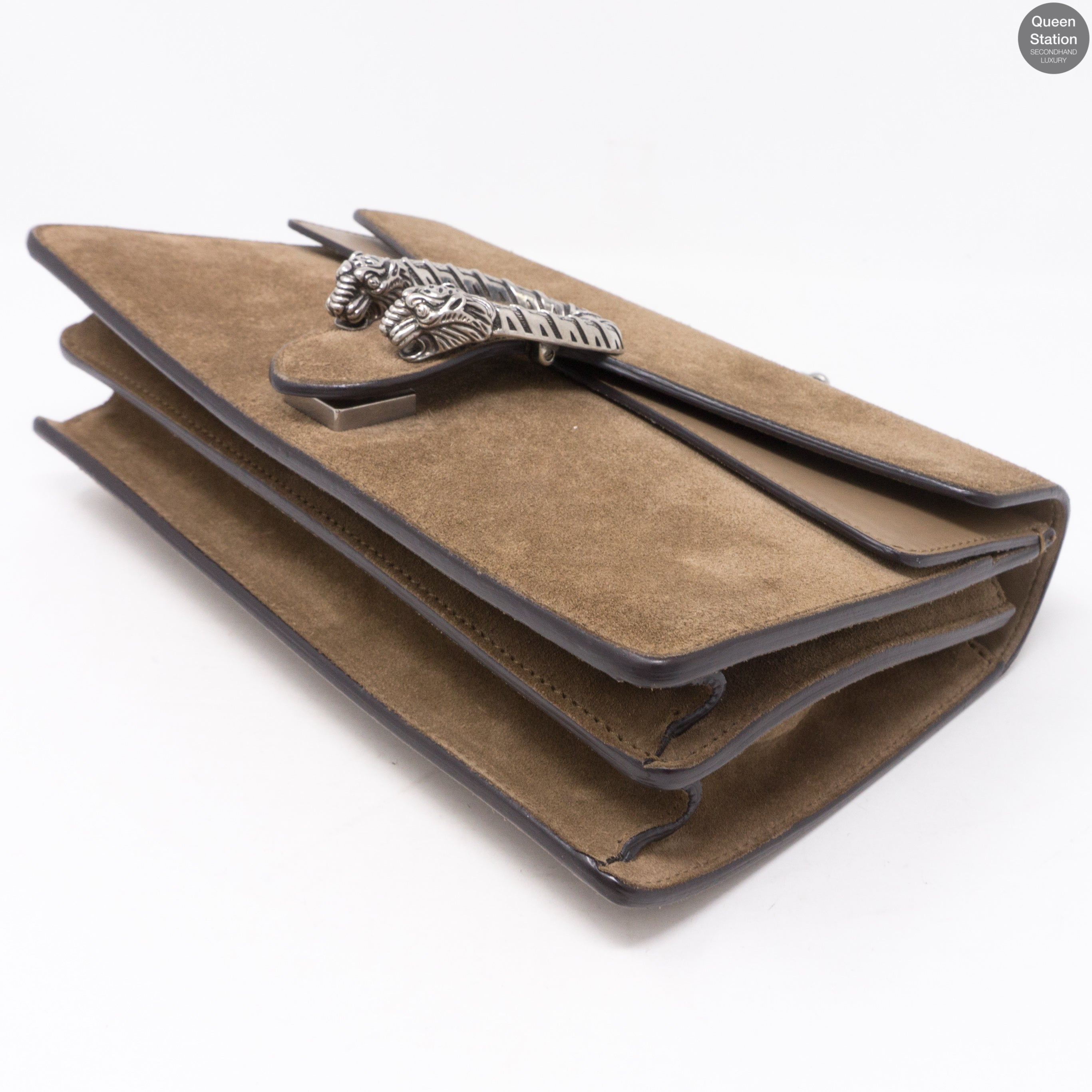 Dionysus Small Suede Taupe