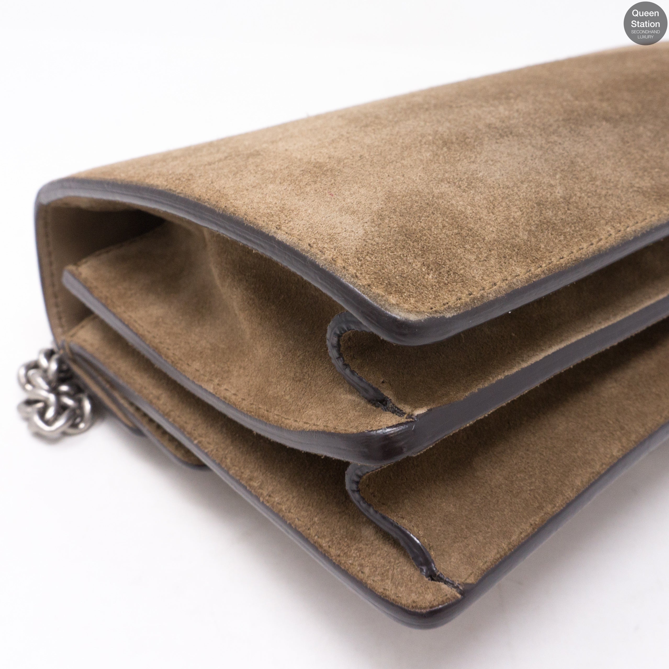 Dionysus Small Suede Taupe