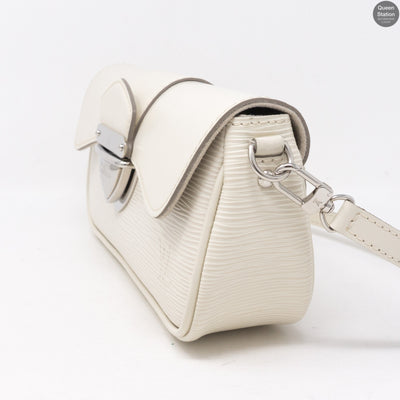 Montaigne Pochette White Epi