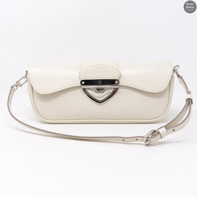 Montaigne Pochette White Epi