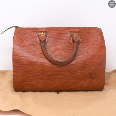 Speedy 25 Brown Epi Leather