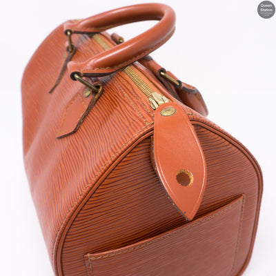 Speedy 25 Brown Epi Leather