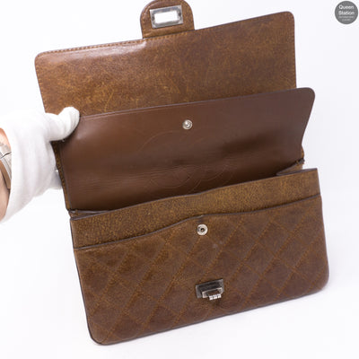 Reissue 2.55 226 Double Flap Bag Distressed Leather