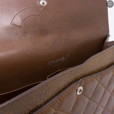 Reissue 2.55 226 Double Flap Bag Distressed Leather