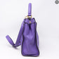 Peekaboo Medium Purple Leather