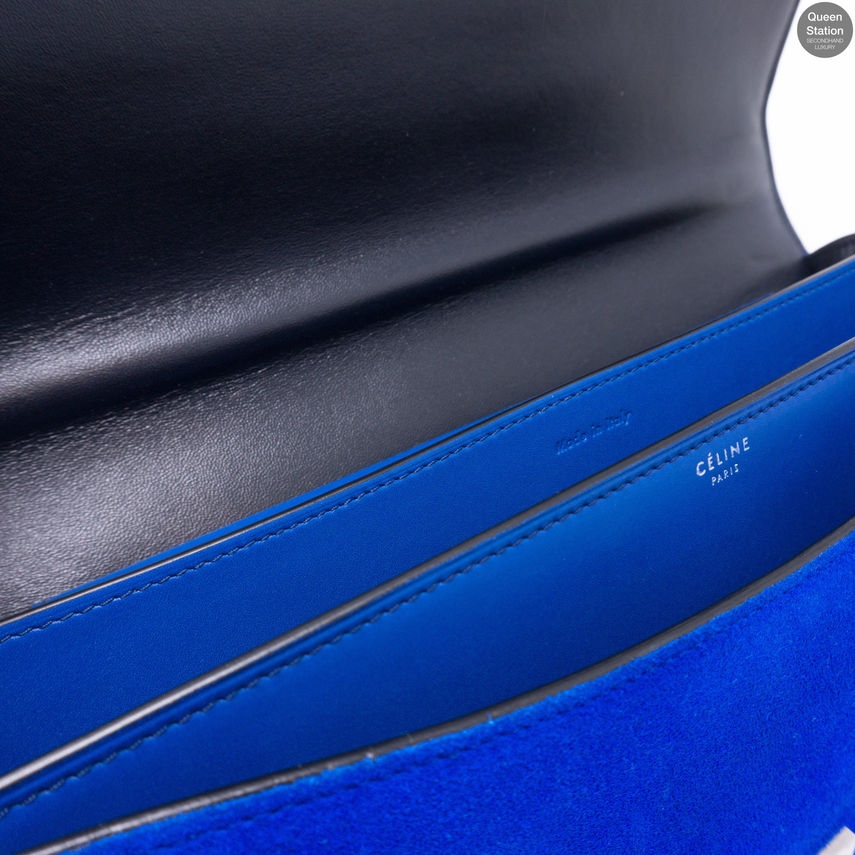 Medium Case Blue Suede