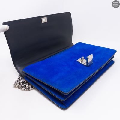 Medium Case Blue Suede