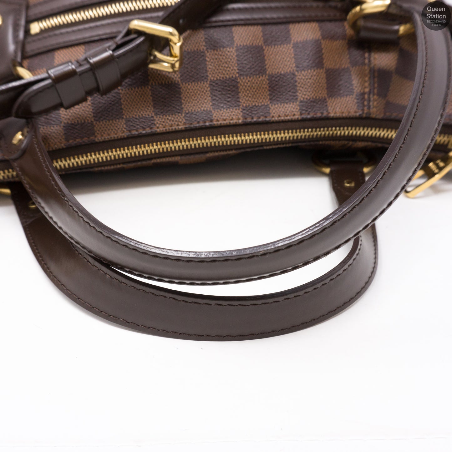 Louis Vuitton Evora Handbag Damier MM Brown 224797120