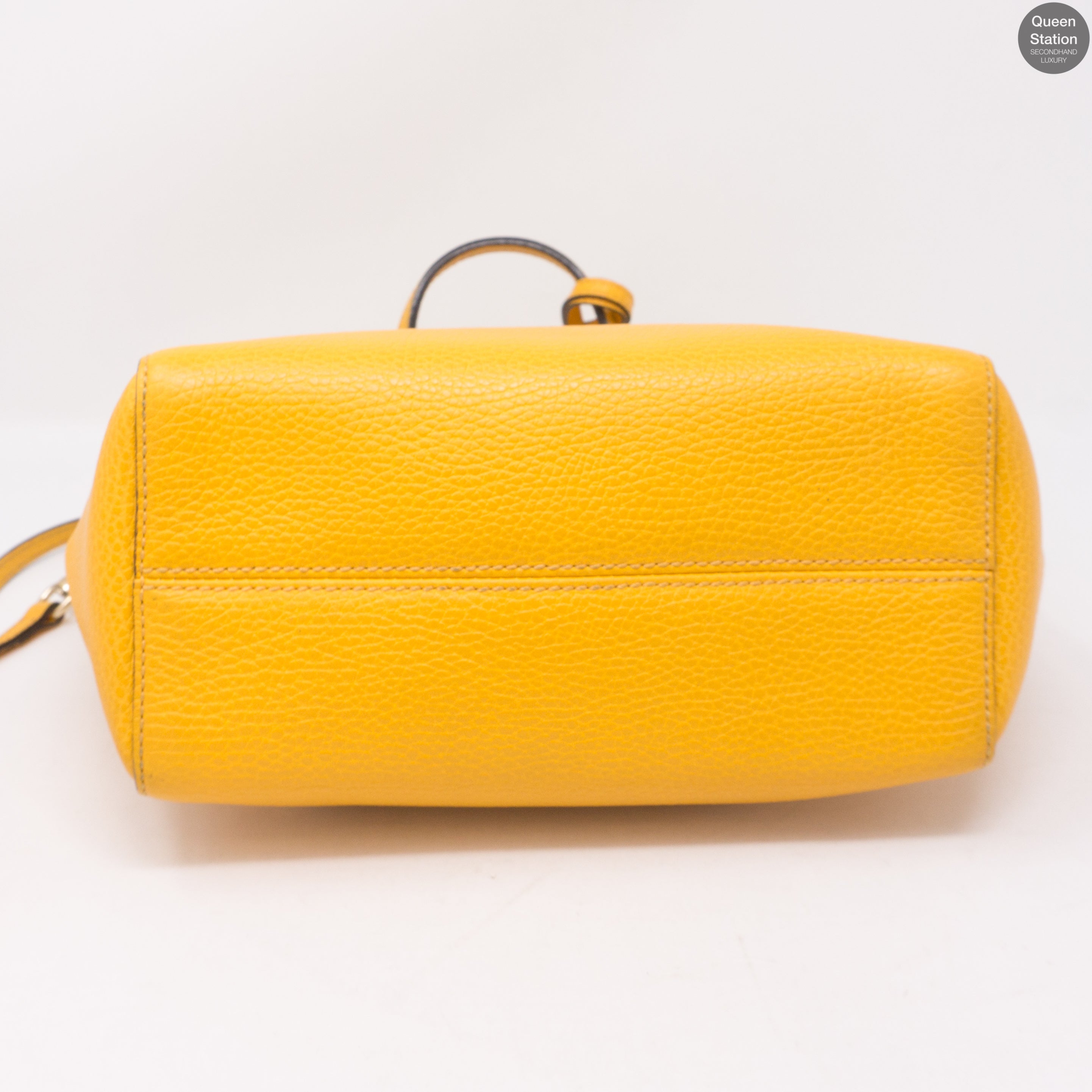 Swing Mini Yellow Leather Bag