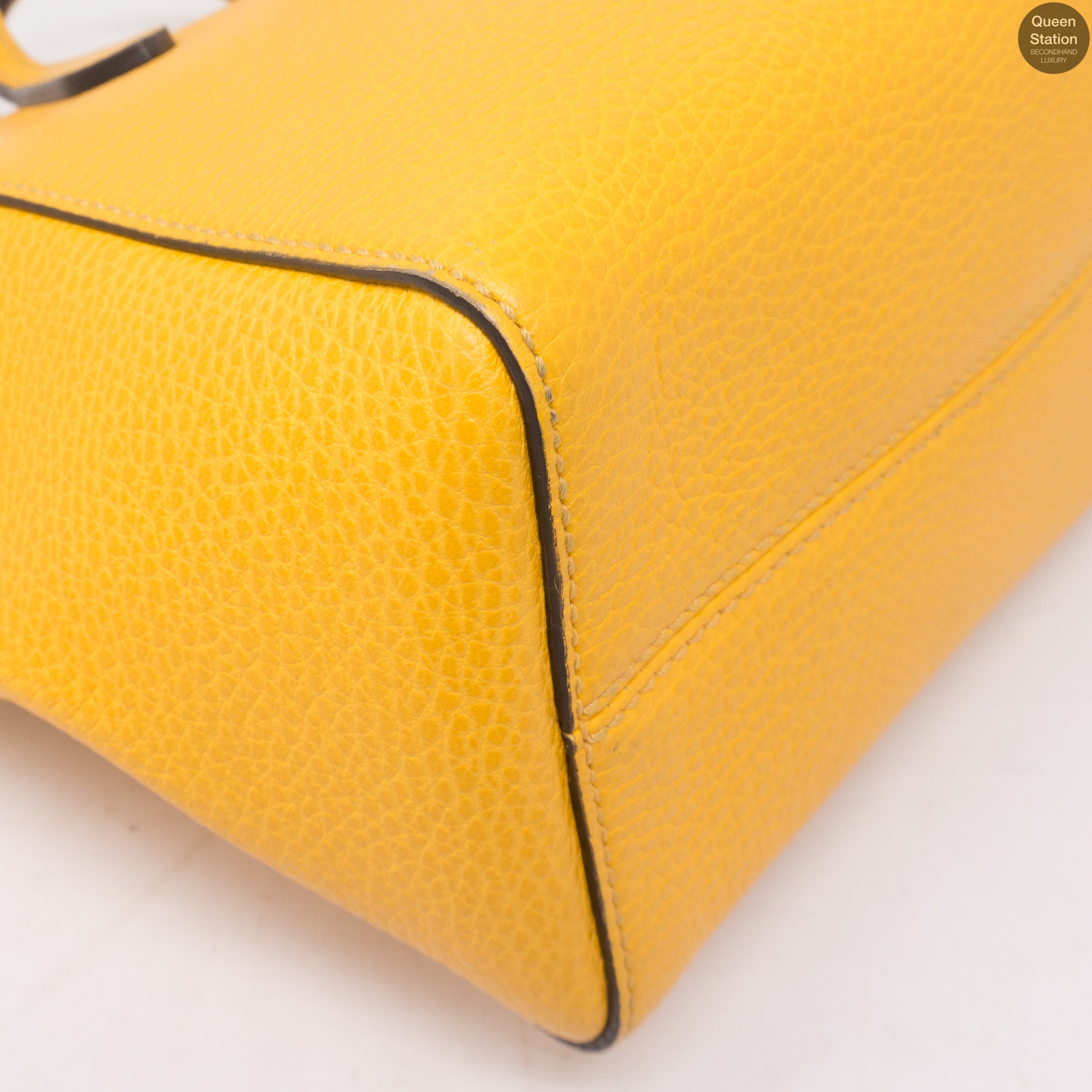 Swing Mini Yellow Leather Bag