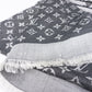 Black Monogram Denim Shawl