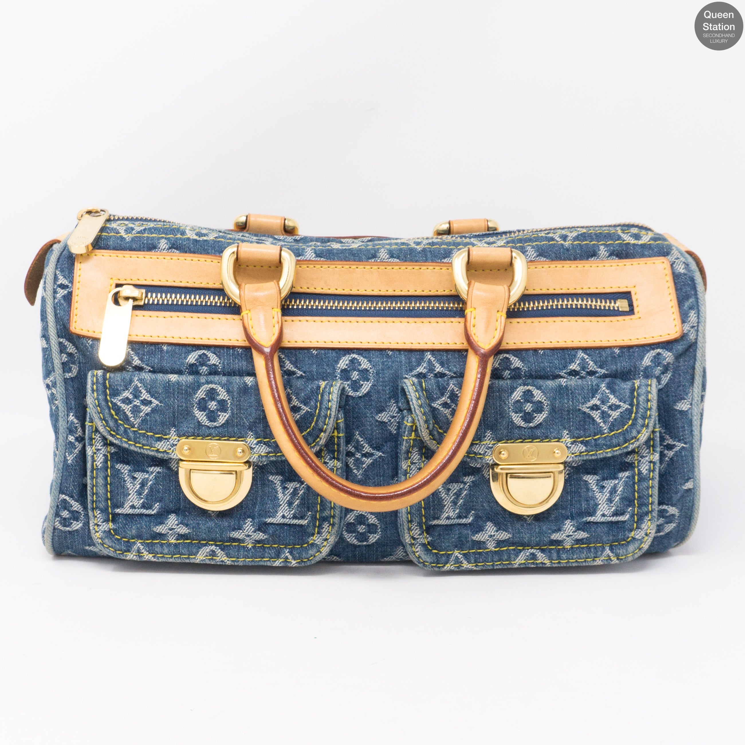 Neo Speedy Blue Denim Monogram