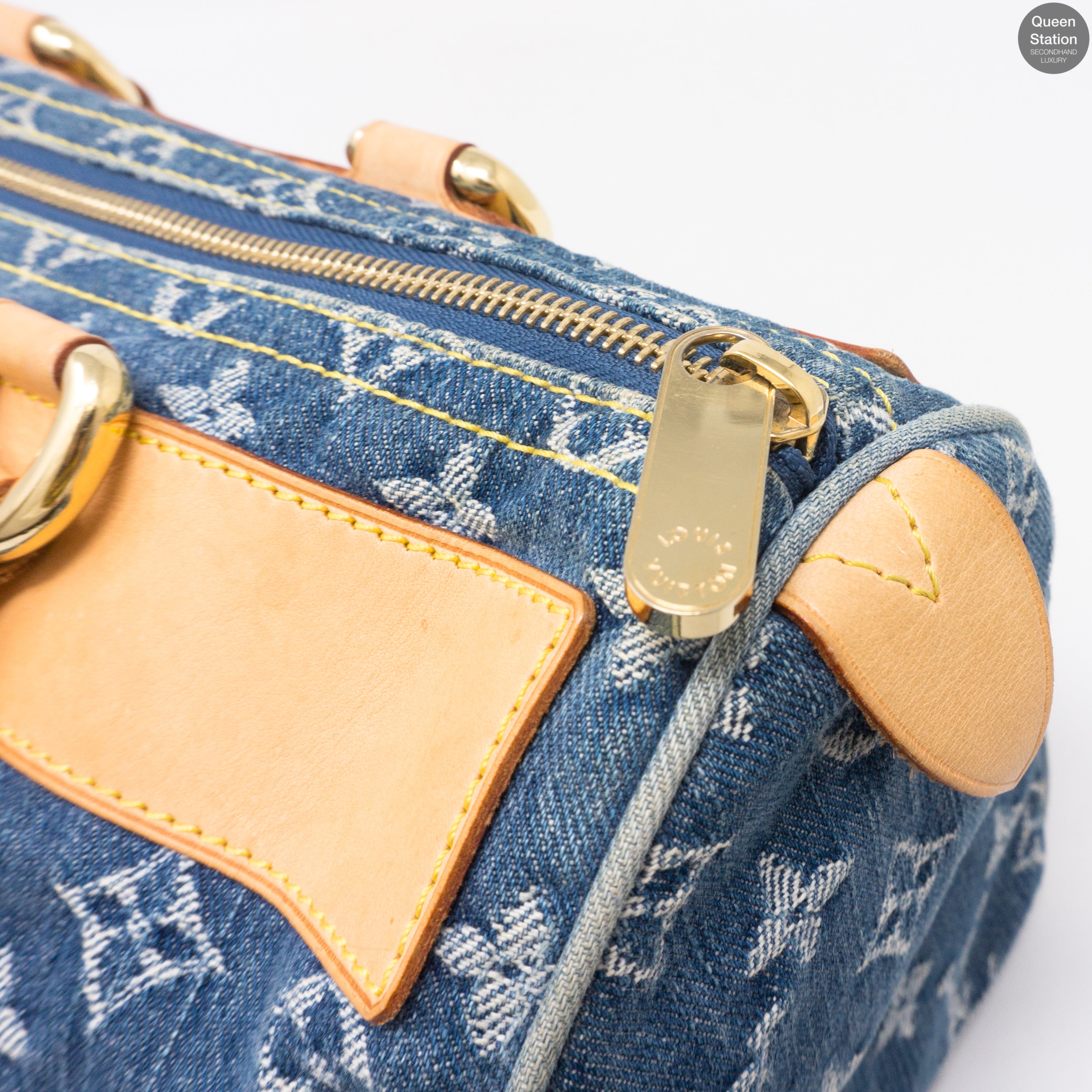 Neo Speedy Blue Denim Monogram