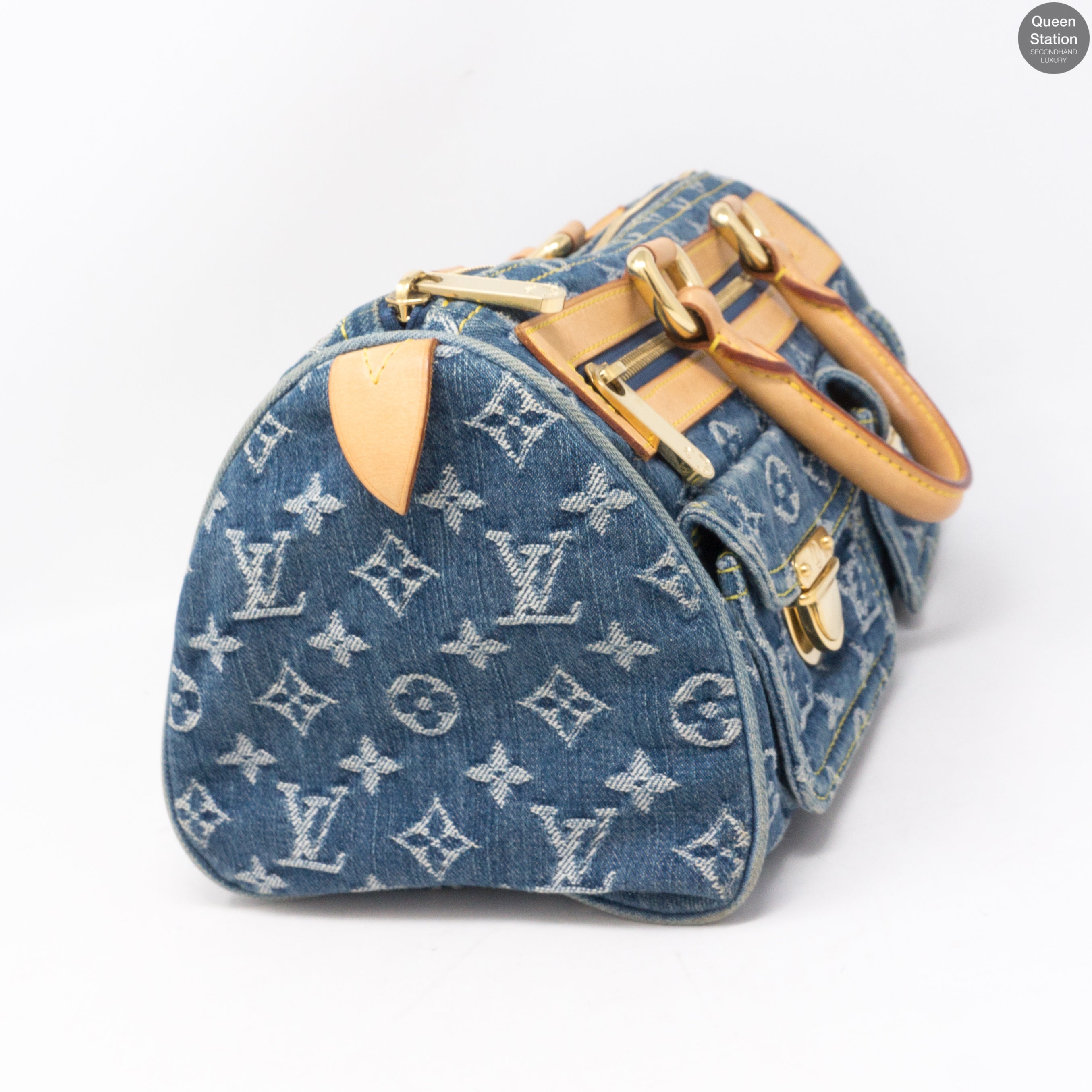 Neo Speedy Blue Denim Monogram