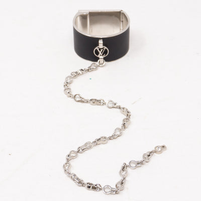 Black Silver Scarf Ring