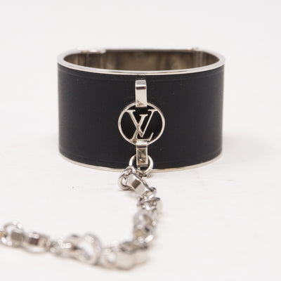 Black Silver Scarf Ring