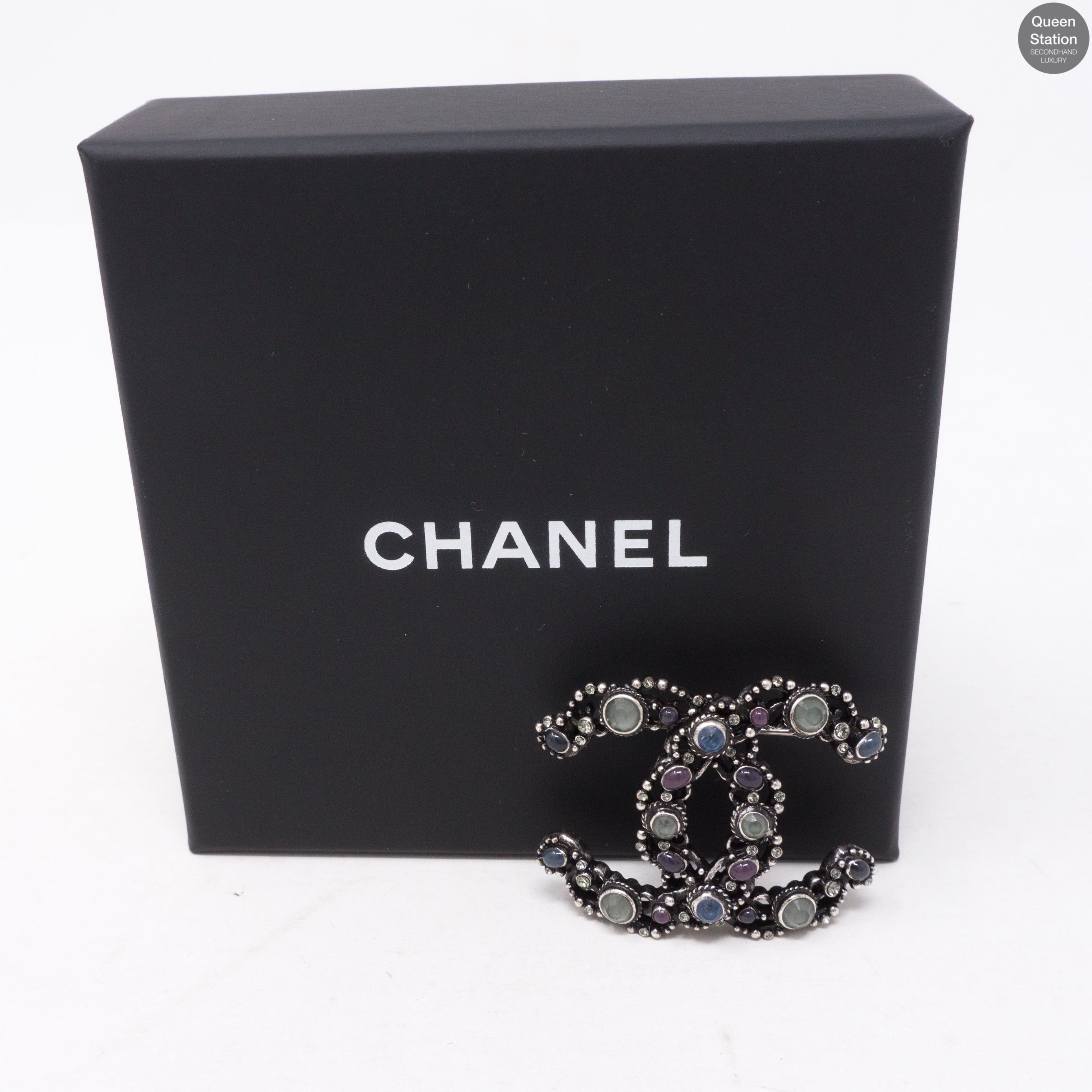 CC Brooch Ruthenium