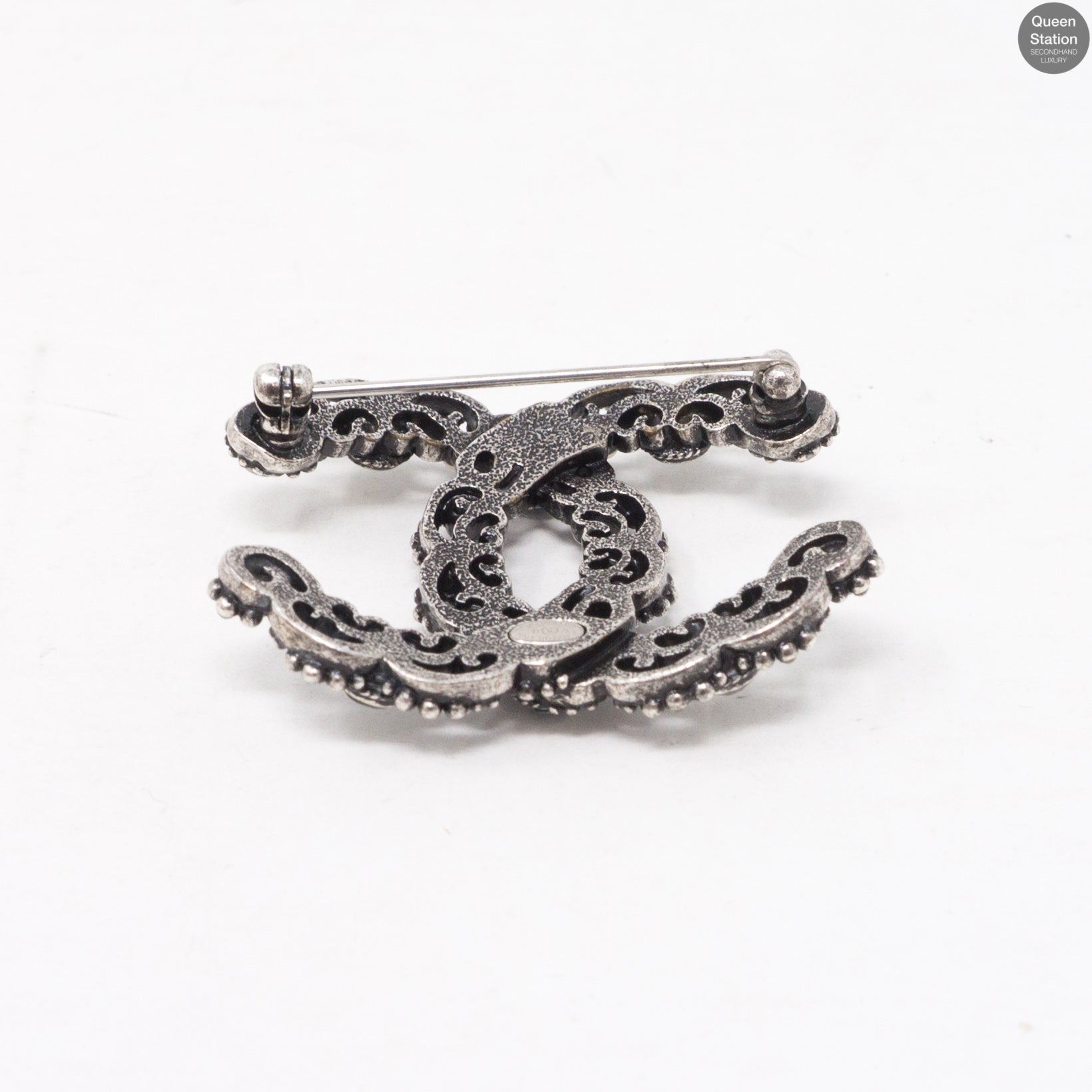 CC Brooch Ruthenium