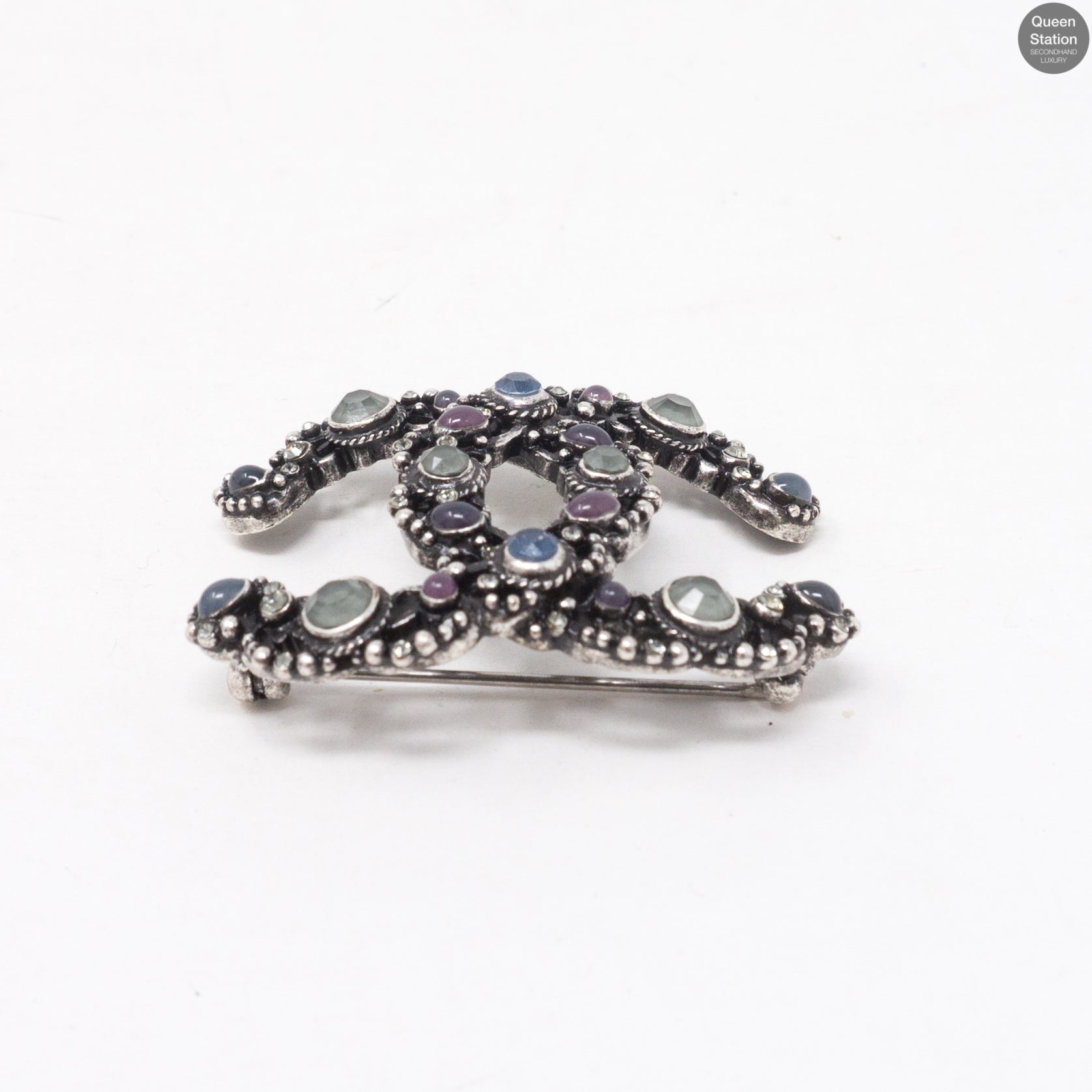 CC Brooch Ruthenium