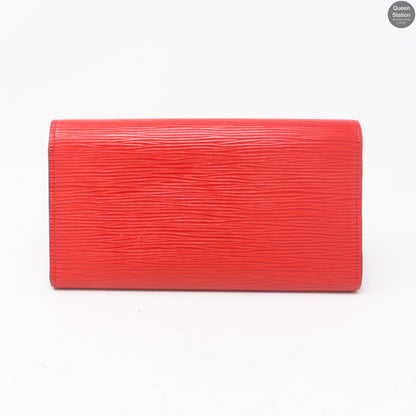 Louise Wallet Red Epi Leather