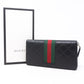 Signature Web Black Zip Around Wallet