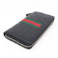 Signature Web Black Zip Around Wallet