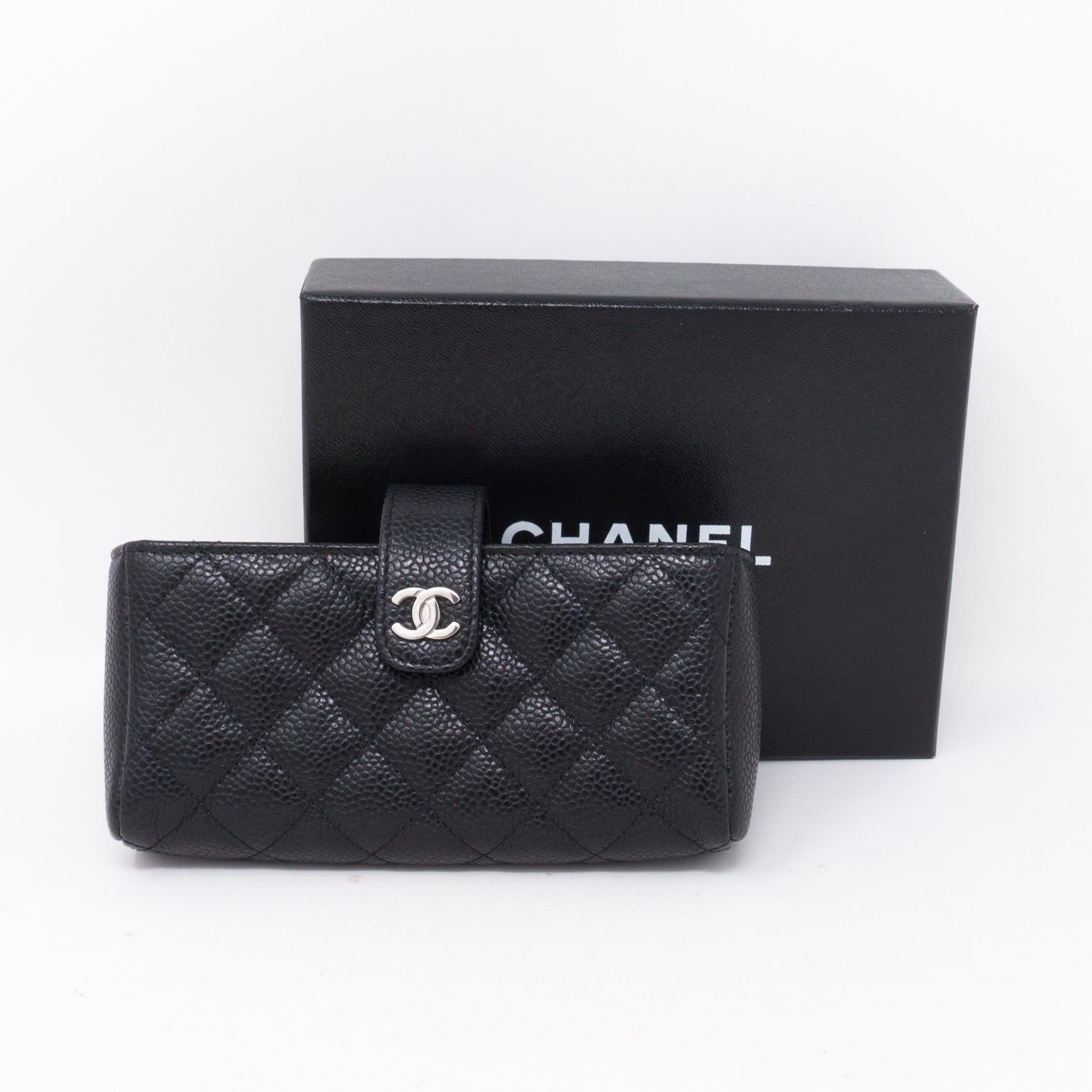 Mini Purse Black Caviar Leather