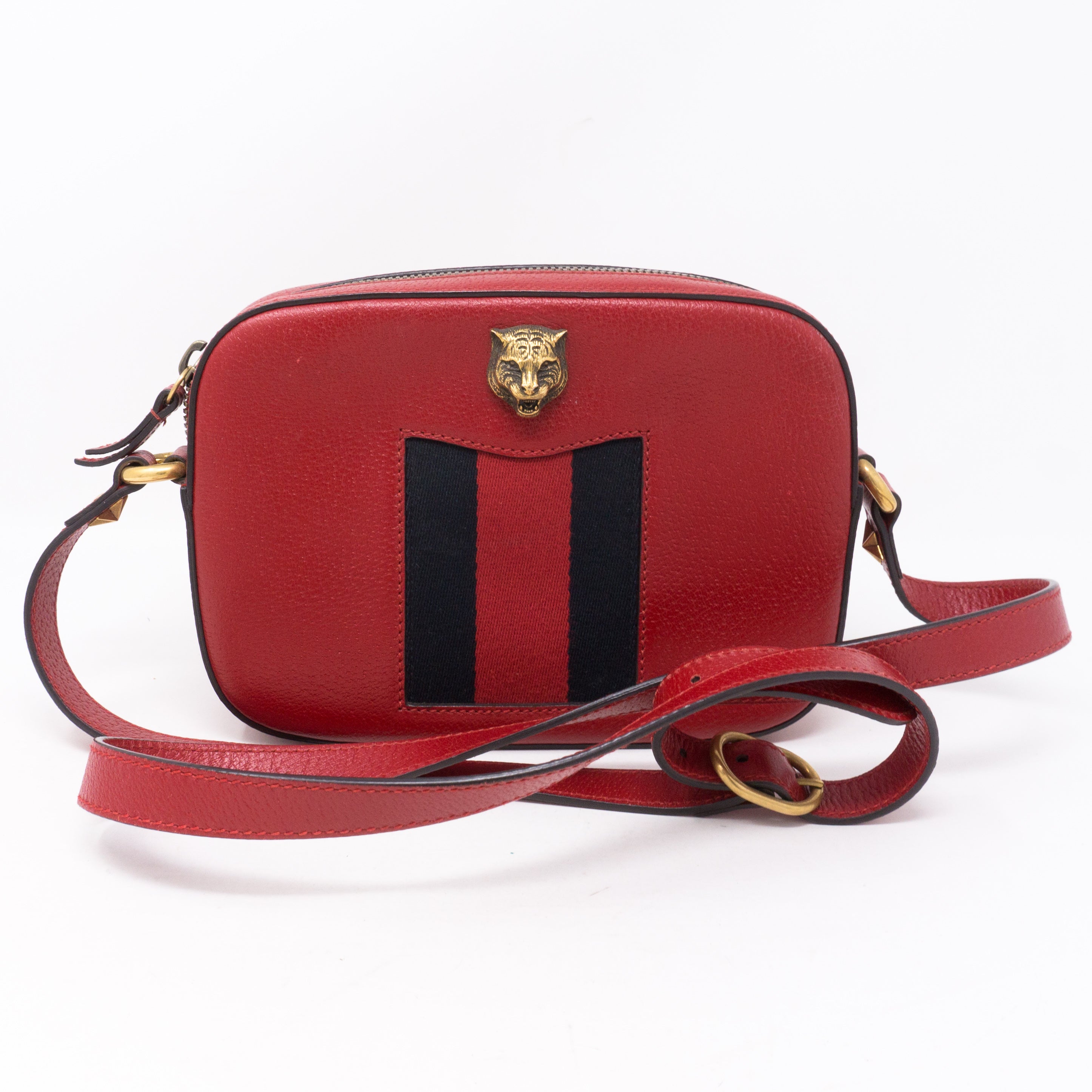 Disco Animalier Red Leather